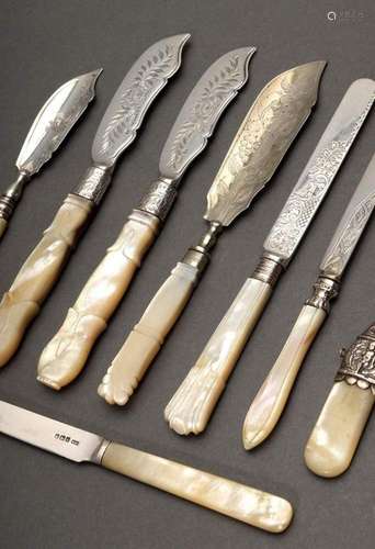 7 Various English cutlery pieces