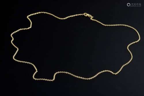 Yellow gold 585 anchor chain, 3.2