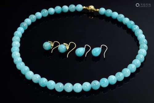 3 Various pieces of amazonite jew