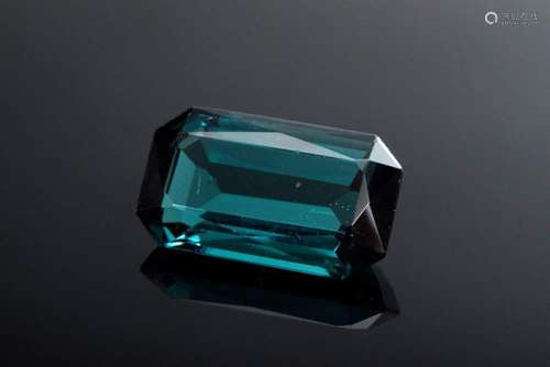 Unset indigolite tourmaline (appr