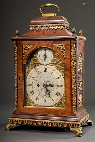 English bracket clock in walnut c