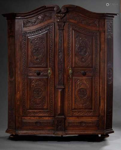 Alsatian peasant cabinet with ric