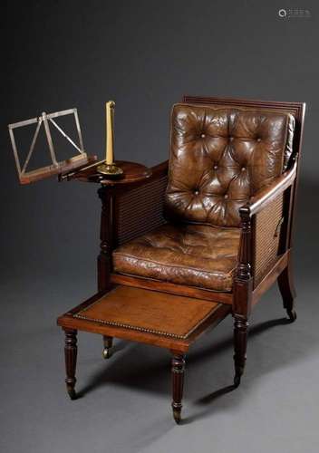 English patent armchair with foot