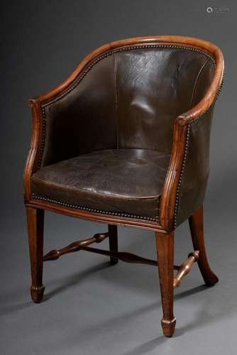 English "Tub Chair" with finely c