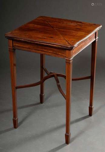 Victorian bridge table with four