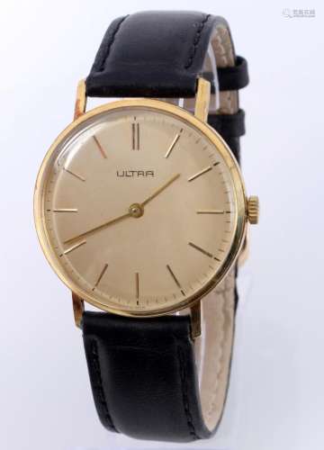 Ultra 14K 585 gold men s watch, Vintage Ultra 585 Gold Herre...