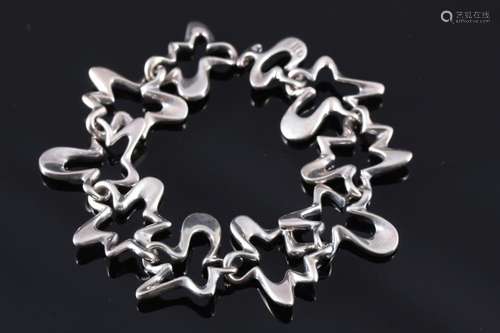 Georg Jensen Splash 925 sterling silver bracelet No. 88B, Si...