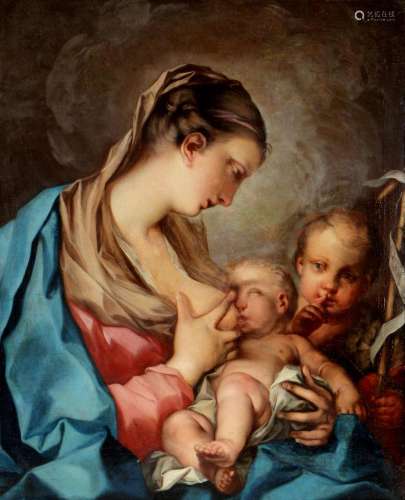 Italy old master 18th century Maria lactans, Italien Altmeis...