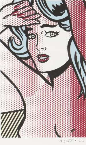 Roy Lichtenstein (1923-1997) female nude act torso, weiblich...