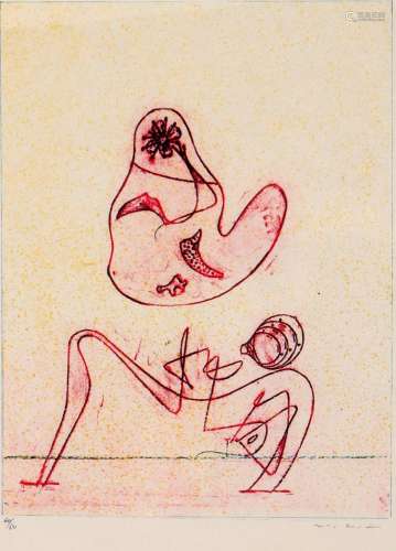 Max Ernst (1891-1976) La belle jadiniére, Der schöne Gärtner...