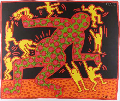 Keith Haring (1958-1990) Fertility No. 3, große Serigrafie,
