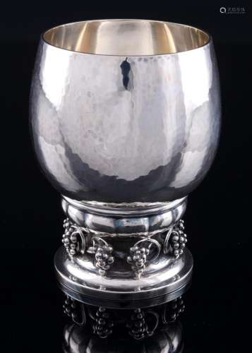Georg Jensen 925 sterling silver wine cup 296C, Silber Weinb...