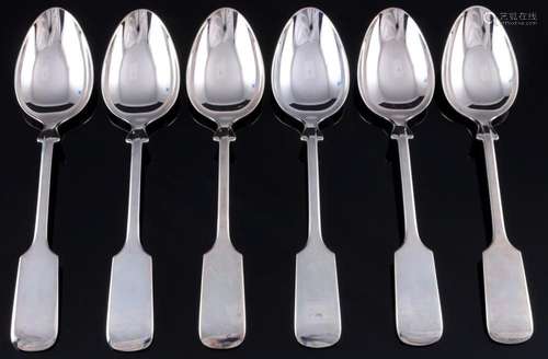 Robbe & Berking Old Spade 925 sterling silver 6 menu spo...