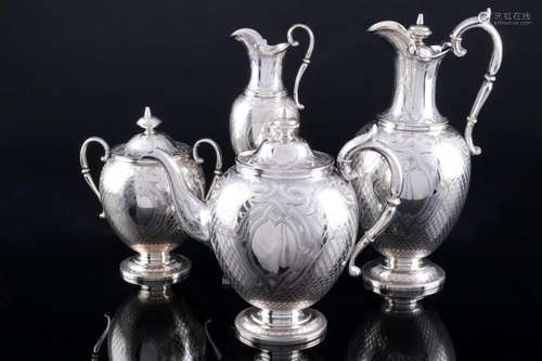 Scotland 925 Silber Kaffee- und Teeset von 1863, sterling si...