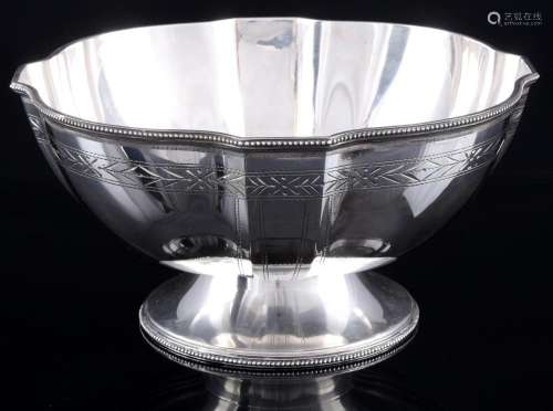 Topazio Portugal 925 sterling silver footed bowl, Silber Fuß...
