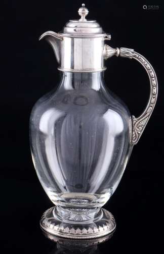 England 925 sterling silver carafe from 1881, 19th century, ...