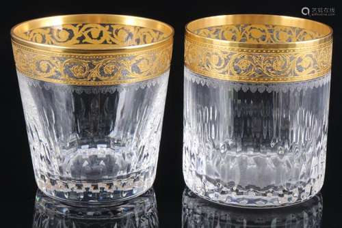 St. Louis Thistle Gold 2 Whiskey glasses, Tumbler, Whiskeygl...