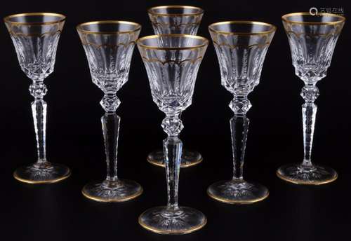 St. Louis Excellence 6 crystal wine glasses, 6 Weingläser