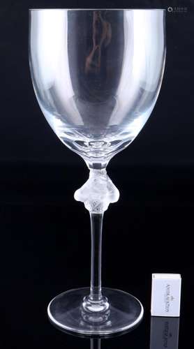 Lalique Roxanne XXL goblet / cup, großer Pokal / Kelch,