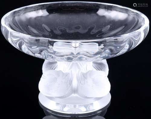 Lalique Nogent footed bowl / centerpiece, Fußschale / Tafela...