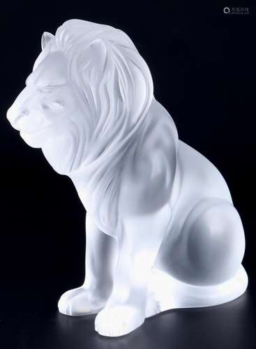 Lalique lion Bamara, Kristall Löwe,