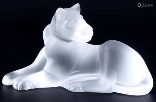 Lalique lioness Simba, Kristall Löwin,