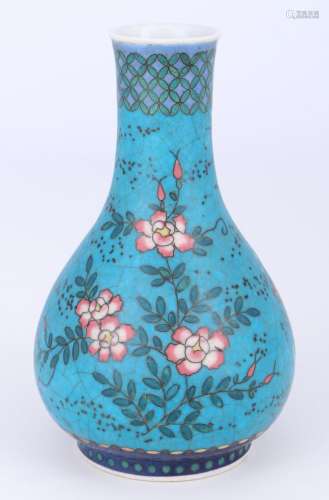 Japan Cloisonne Vase around 1890, Nihon Shippo, Vase,