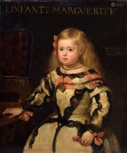 Unknown portraitist of the 18th/19th c. "Infanta Margar...