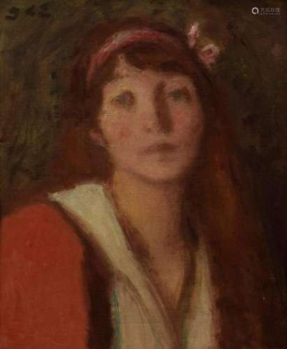 D'Espagnat, Georges (1870-1950) "Portrait of a Woman&qu...