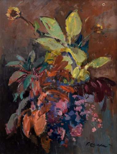 Wilke, Paul Ernst (1894-1972) "Flower still life",...