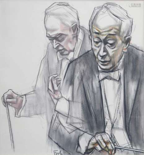 Ferle, Dagmar (*1949) "Andante (Study of the conductor ...