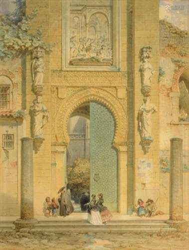 Gerhardt, Eduard (1813-1888) "The Gate of Grace at the ...
