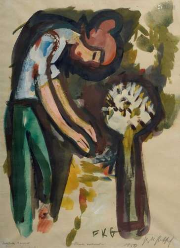 Gotsch, Friedrich Karl (1900-1984) "Flowers arranging &...