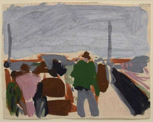 Hartmann, Erich (1886-1974) "At the jetty on Helgoland&...