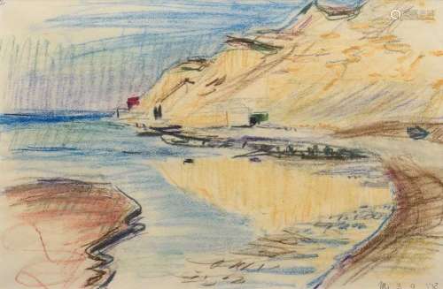 Hartmann, Erich (1886-1974) "Coast near Lönstrup" ...