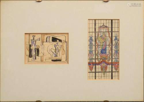 2 Klein, César (1876-1954) "Window and Object Study&quo...