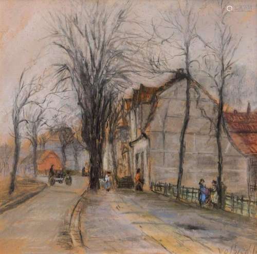 Volbrecht, Ernst (1877-1964) " Houses on Ludolfstrasse ...