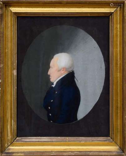 Unknown artist c. 1780 "Portrait of a gentleman in prof...