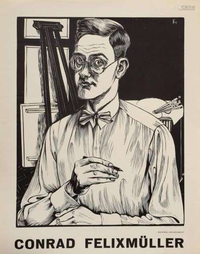 Felixmüller, Conrad (1897-1977) "Self-portrait with dra...
