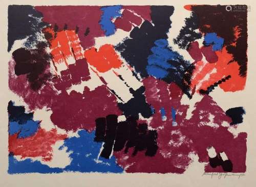 Großmann, Manfred (*1929) "Red-Black-Blue Abstraction&q...