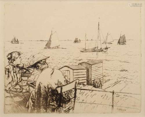 Kayser, Jean Paul (1869-1942) "Summer on the Elbe"...