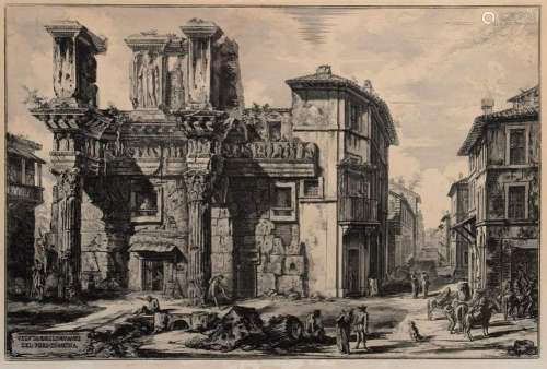 Piranesi, Giovanni Battista (1720-1778) "Veduta degli a...