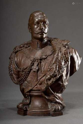 Janensch, Gerhard (1860-1933) "Bust of Emperor Wilhelm ...