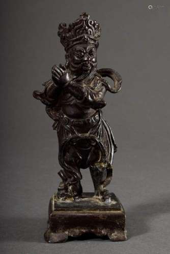 Bronze figure "Daoist deity", China 17th/18th c., ...
