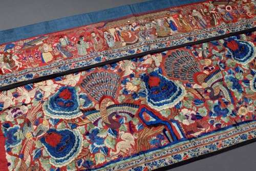Altar cloth with fine silk flat embroidery "Flowers&quo...