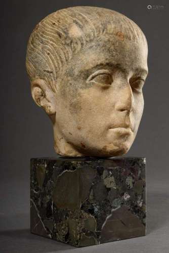 Roman "boy's head", probably a prince of the Julia...