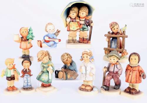 Hummel / Goebel group of 11 figures, Sammlung von 11 Hummelf...