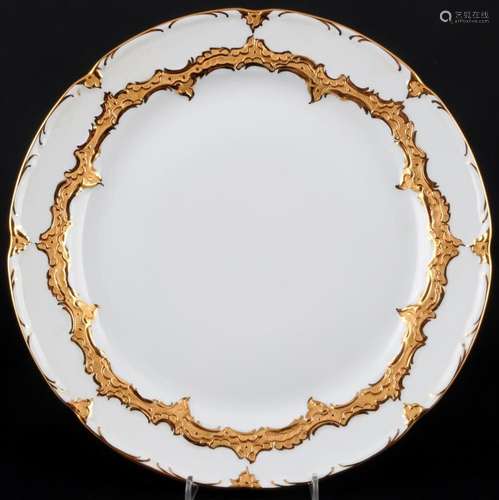 Meissen B-Form large splendor platter 1st choice, große Prun...