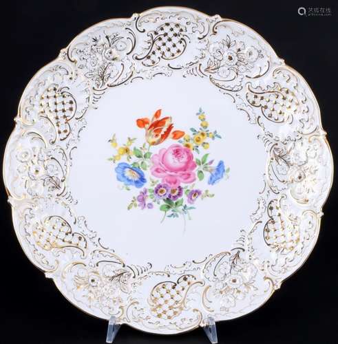 Meissen Flower Bouquet large splendor bowl 1st choice, große...