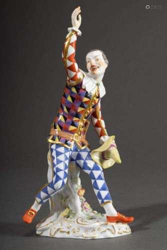 Meissen figure "Dancing Harlequin" from the series...